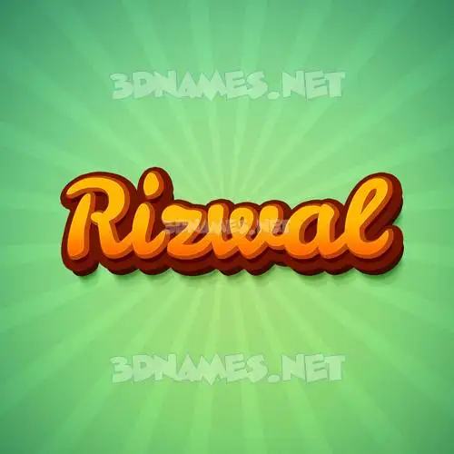 rizwal in Green Rays style - 3D name wallpaper rizwal in Green Rays style - 3D name wallpaper