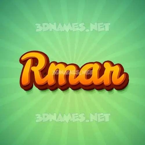 rmar in Green Rays style - 3D name wallpaper rmar in Green Rays style - 3D name wallpaper