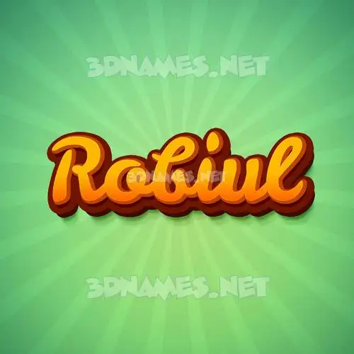 robiul in Green Rays style - 3D name wallpaper robiul in Green Rays style - 3D name wallpaper