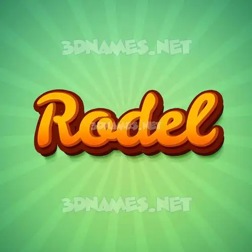 rodel in Green Rays style - 3D name wallpaper rodel in Green Rays style - 3D name wallpaper