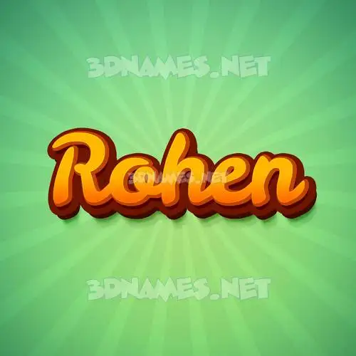 rohen in Green Rays style - 3D name wallpaper rohen in Green Rays style - 3D name wallpaper