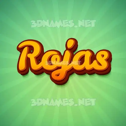 rojas in Green Rays style - 3D name wallpaper rojas in Green Rays style - 3D name wallpaper