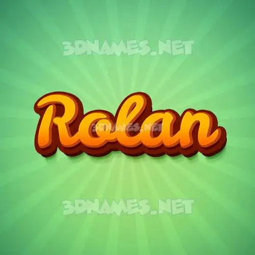 rolan in Green Rays style - 3D name wallpaper rolan in Green Rays style - 3D name wallpaper