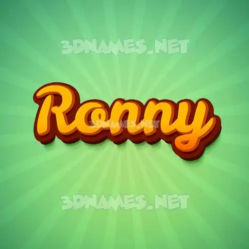 ronny in Green Rays style - 3D name wallpaper ronny in Green Rays style - 3D name wallpaper