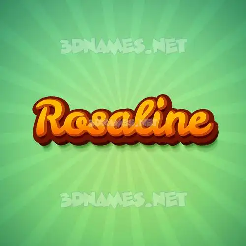 rosaline in Green Rays style - 3D name wallpaper rosaline in Green Rays style - 3D name wallpaper