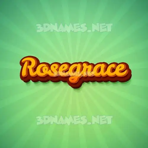 rosegrace in Green Rays style - 3D name wallpaper rosegrace in Green Rays style - 3D name wallpaper