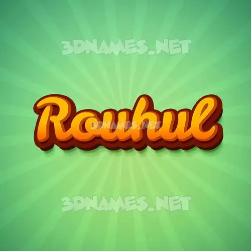 rouhul in Green Rays style - 3D name wallpaper rouhul in Green Rays style - 3D name wallpaper