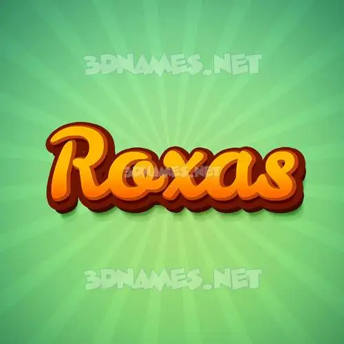 roxas in Green Rays style - 3D name wallpaper roxas in Green Rays style - 3D name wallpaper