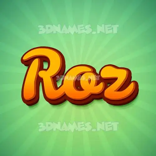 roz in Green Rays style - 3D name wallpaper roz in Green Rays style - 3D name wallpaper