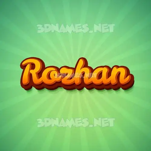 rozhan in Green Rays style - 3D name wallpaper rozhan in Green Rays style - 3D name wallpaper
