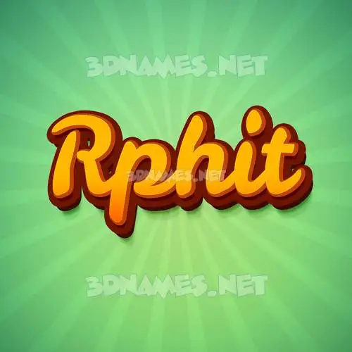 rphit in Green Rays style - 3D name wallpaper rphit in Green Rays style - 3D name wallpaper