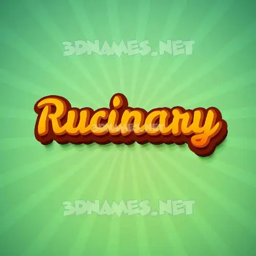 rucinary in Green Rays style - 3D name wallpaper rucinary in Green Rays style - 3D name wallpaper