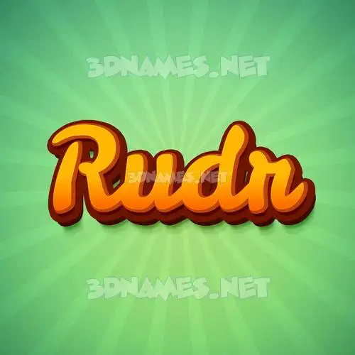 rudr in Green Rays style - 3D name wallpaper rudr in Green Rays style - 3D name wallpaper