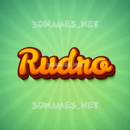 rudro in Green Rays style - 3D name wallpaper rudro in Green Rays style - 3D name wallpaper