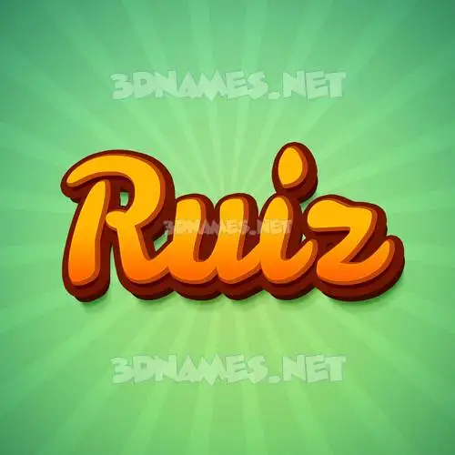 ruiz in Green Rays style - 3D name wallpaper ruiz in Green Rays style - 3D name wallpaper