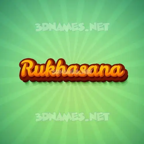 rukhasana in Green Rays style - 3D name wallpaper rukhasana in Green Rays style - 3D name wallpaper