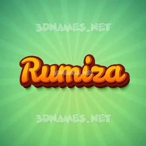 rumiza in Green Rays style - 3D name wallpaper rumiza in Green Rays style - 3D name wallpaper