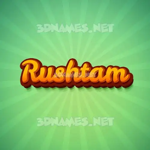rushtam in Green Rays style - 3D name wallpaper rushtam in Green Rays style - 3D name wallpaper