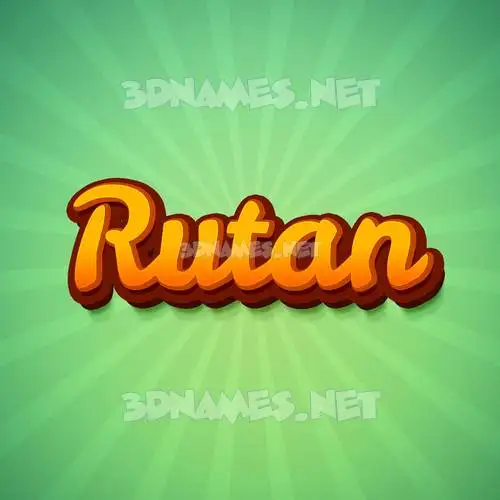 rutan in Green Rays style - 3D name wallpaper rutan in Green Rays style - 3D name wallpaper