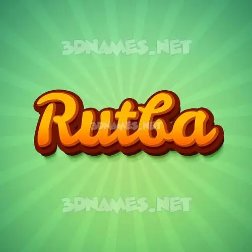 rutba in Green Rays style - 3D name wallpaper rutba in Green Rays style - 3D name wallpaper