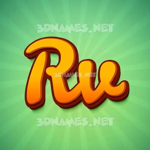 rv in Green Rays style - 3D name wallpaper rv in Green Rays style - 3D name wallpaper