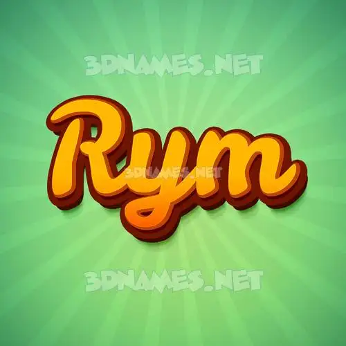 rym in Green Rays style - 3D name wallpaper rym in Green Rays style - 3D name wallpaper