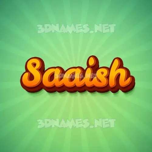 saaish in Green Rays style - 3D name wallpaper saaish in Green Rays style - 3D name wallpaper