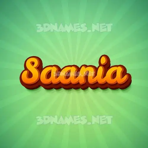 saania in Green Rays style - 3D name wallpaper saania in Green Rays style - 3D name wallpaper