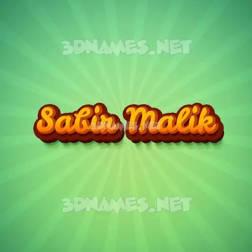 sabir malik in Green Rays style - 3D name wallpaper sabir malik in Green Rays style - 3D name wallpaper