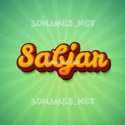 sabjar in Green Rays style - 3D name wallpaper sabjar in Green Rays style - 3D name wallpaper