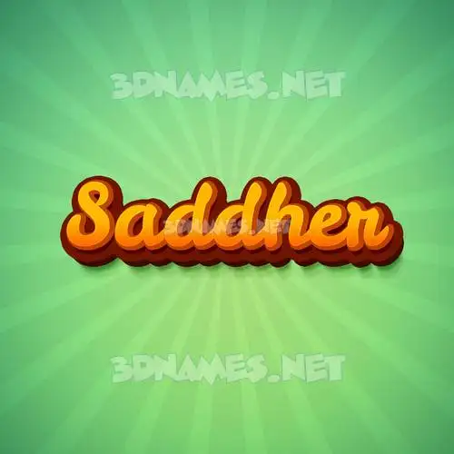 saddher in Green Rays style - 3D name wallpaper saddher in Green Rays style - 3D name wallpaper