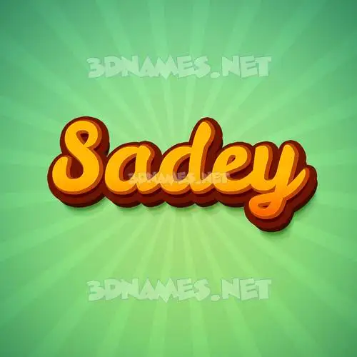 sadey in Green Rays style - 3D name wallpaper sadey in Green Rays style - 3D name wallpaper