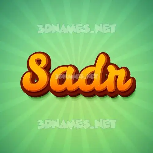 sadr in Green Rays style - 3D name wallpaper sadr in Green Rays style - 3D name wallpaper