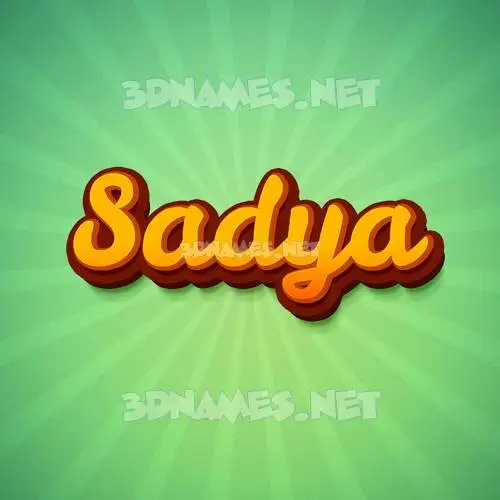 sadya in Green Rays style - 3D name wallpaper sadya in Green Rays style - 3D name wallpaper