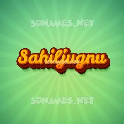 sahiljugnu in Green Rays style - 3D name wallpaper sahiljugnu in Green Rays style - 3D name wallpaper