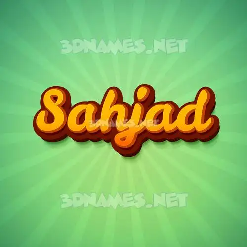 sahjad in Green Rays style - 3D name wallpaper sahjad in Green Rays style - 3D name wallpaper