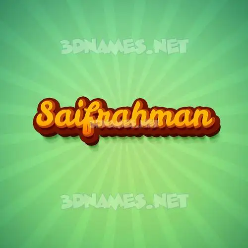 saifrahman in Green Rays style - 3D name wallpaper saifrahman in Green Rays style - 3D name wallpaper