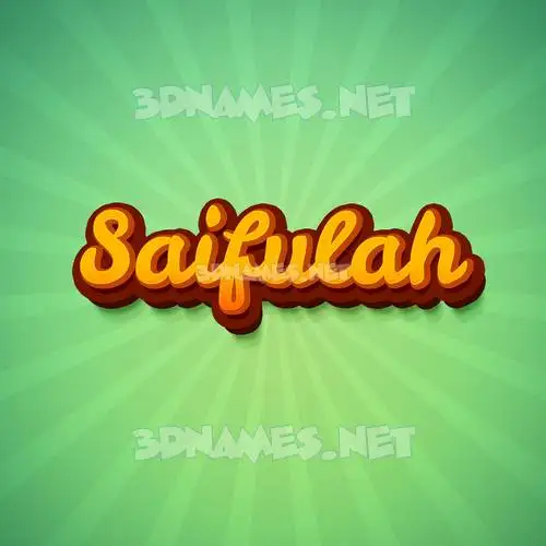 saifulah in Green Rays style - 3D name wallpaper saifulah in Green Rays style - 3D name wallpaper