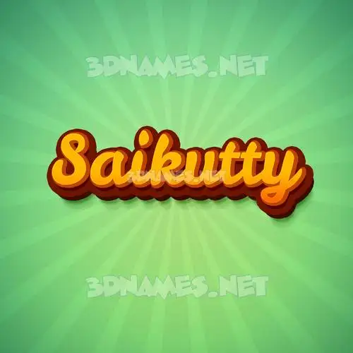 saikutty in Green Rays style - 3D name wallpaper saikutty in Green Rays style - 3D name wallpaper