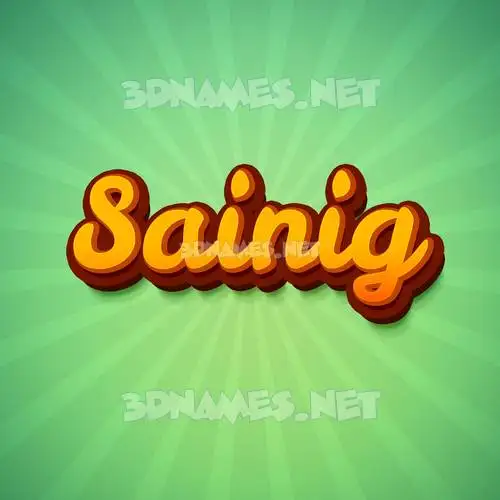 sainig in Green Rays style - 3D name wallpaper sainig in Green Rays style - 3D name wallpaper