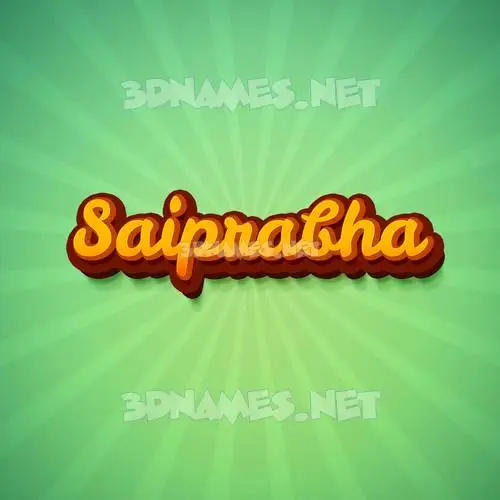 saiprabha in Green Rays style - 3D name wallpaper saiprabha in Green Rays style - 3D name wallpaper