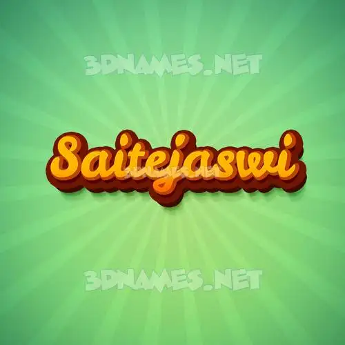 saitejaswi in Green Rays style - 3D name wallpaper saitejaswi in Green Rays style - 3D name wallpaper