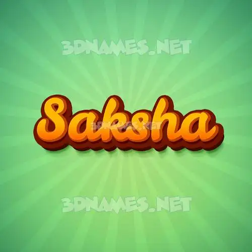 saksha in Green Rays style - 3D name wallpaper saksha in Green Rays style - 3D name wallpaper