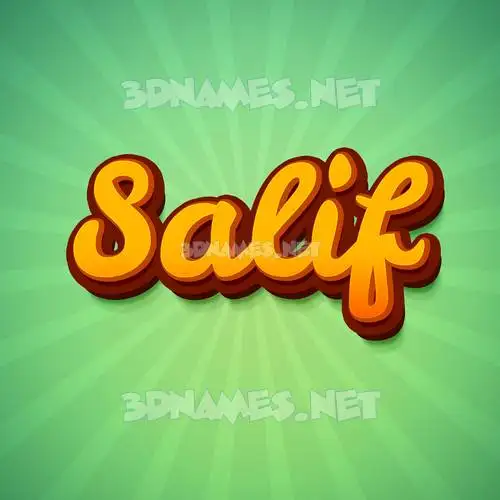 salif in Green Rays style - 3D name wallpaper salif in Green Rays style - 3D name wallpaper