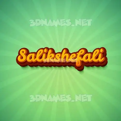 salikshefali in Green Rays style - 3D name wallpaper salikshefali in Green Rays style - 3D name wallpaper