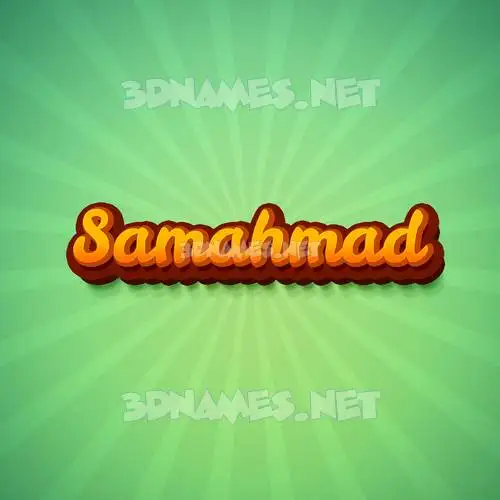 samahmad in Green Rays style - 3D name wallpaper samahmad in Green Rays style - 3D name wallpaper