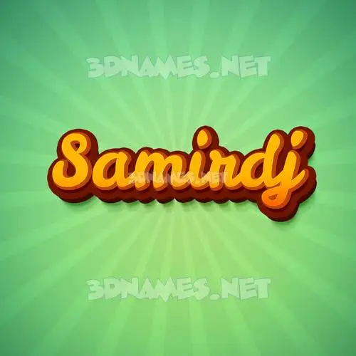 samirdj in Green Rays style - 3D name wallpaper samirdj in Green Rays style - 3D name wallpaper