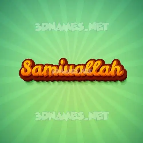 samiuallah in Green Rays style - 3D name wallpaper samiuallah in Green Rays style - 3D name wallpaper