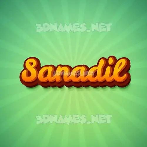 sanadil in Green Rays style - 3D name wallpaper sanadil in Green Rays style - 3D name wallpaper