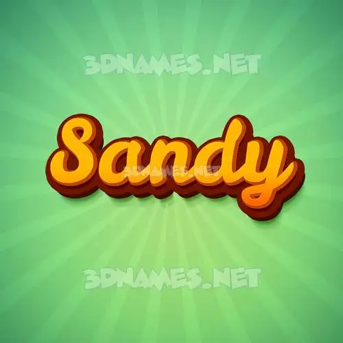 sandy in Green Rays style - 3D name wallpaper sandy in Green Rays style - 3D name wallpaper